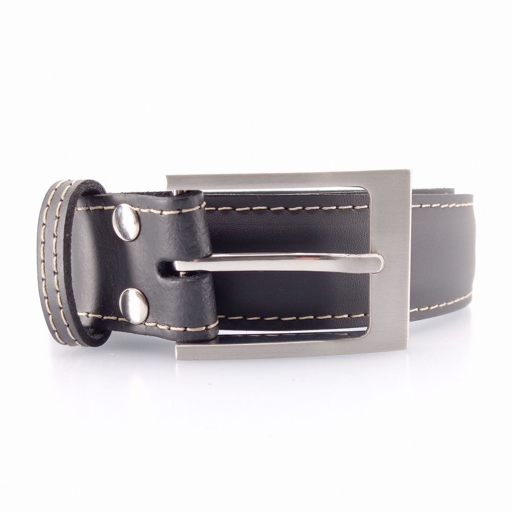 Lögum Læder Bælte - 100% Sort Læder - Bælte fra The Leather Belt Co. hos The Prince Webshop