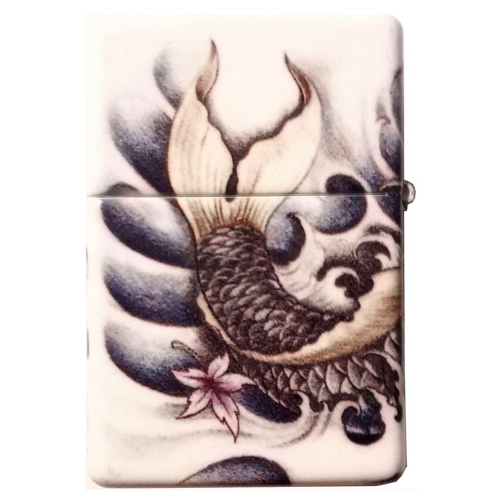 Zippo Premium Lighter - Koi Tattoo Theme Design - Zippo Lighter fra Zippo hos The Prince Webshop