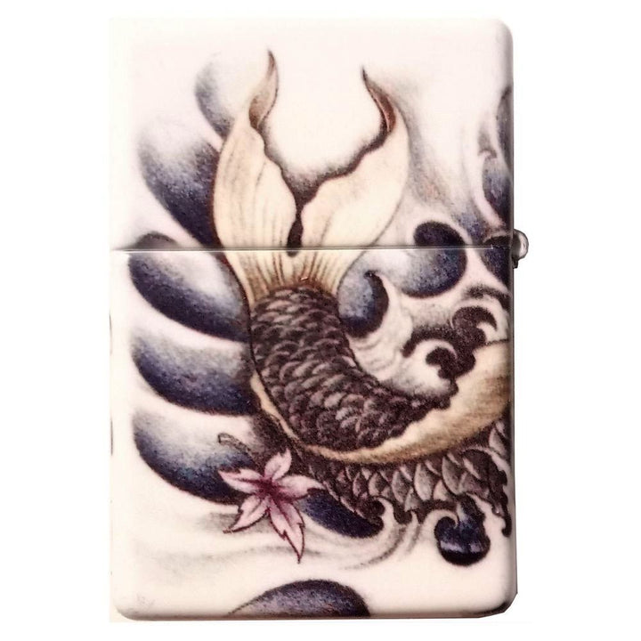 Zippo Premium Lighter - Koi Tattoo Theme Design - Zippo Lighter fra Zippo hos The Prince Webshop