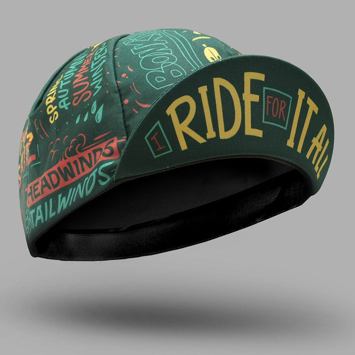 Bello Cykelkasket - I Ride For It All - Cycling Cap fra Bello hos The Prince Webshop