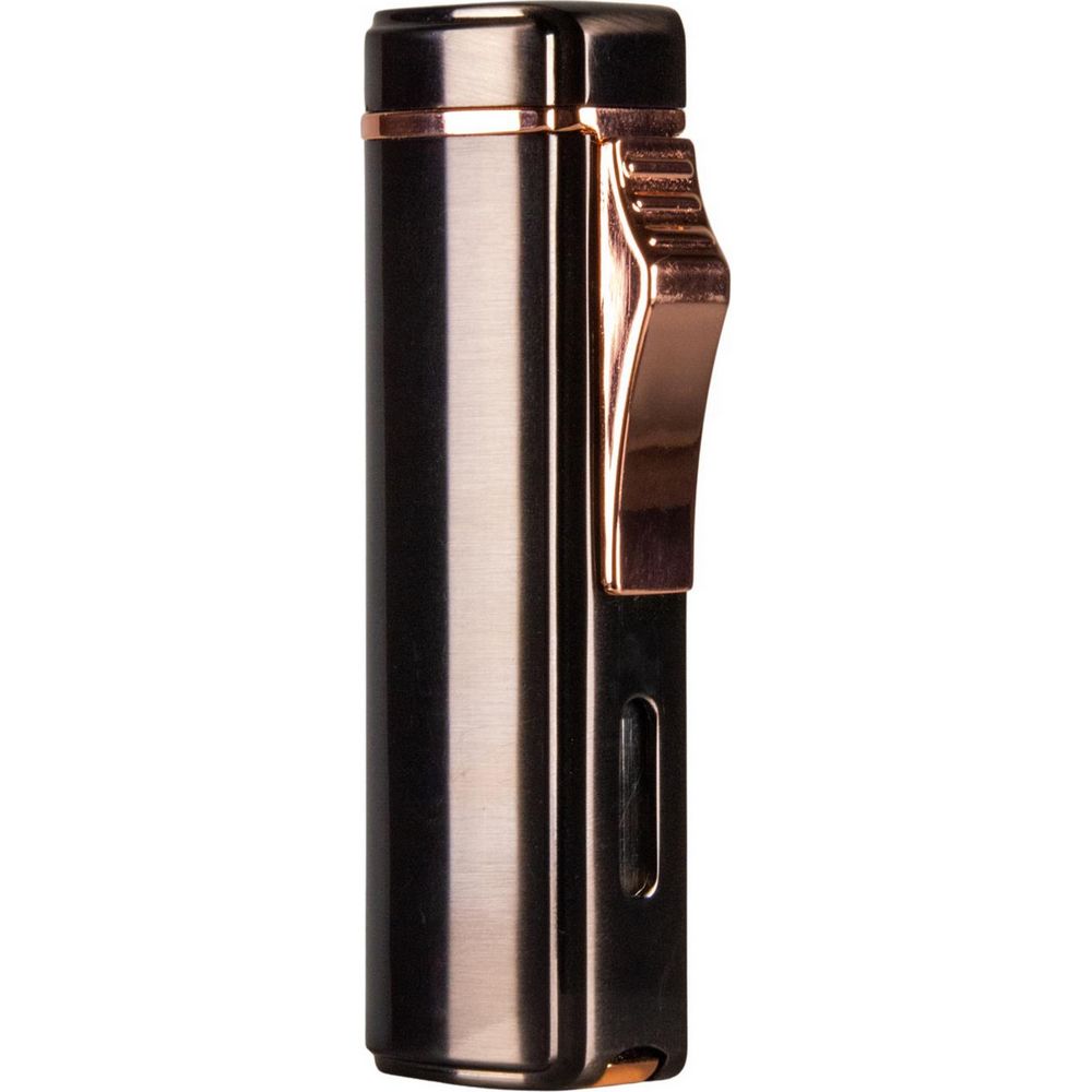 JEAN CLAUDE 3 Jet Cigar Lighter med Puncher - Gun / Rose - Lighter fra Jean Claude hos The Prince Webshop