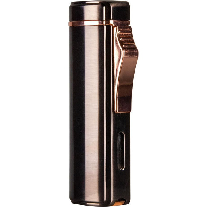 JEAN CLAUDE 3 Jet Cigar Lighter med Puncher - Gun / Rose - Lighter fra Jean Claude hos The Prince Webshop