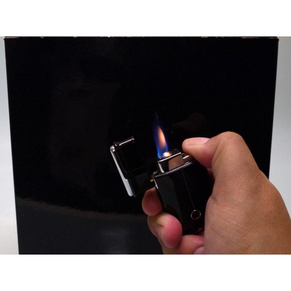 JEAN CLAUDE "Granada" Rød Lak med Duo-Flame - Lighter fra Jean Claude hos The Prince Webshop