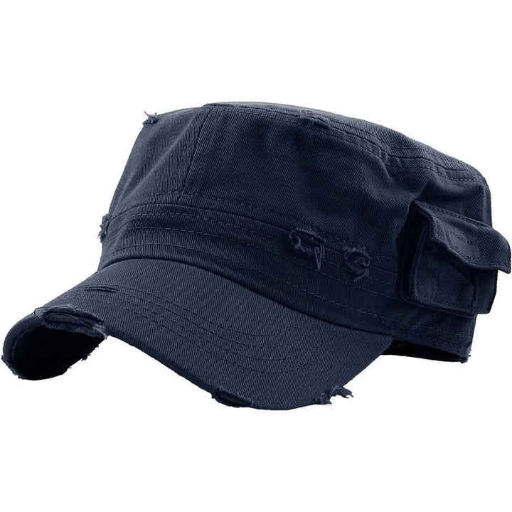 Ethos Army Cadet Cap i 100% Bomuld Distressed - 3 FARVER - Army Cap fra Ethos hos The Prince Webshop