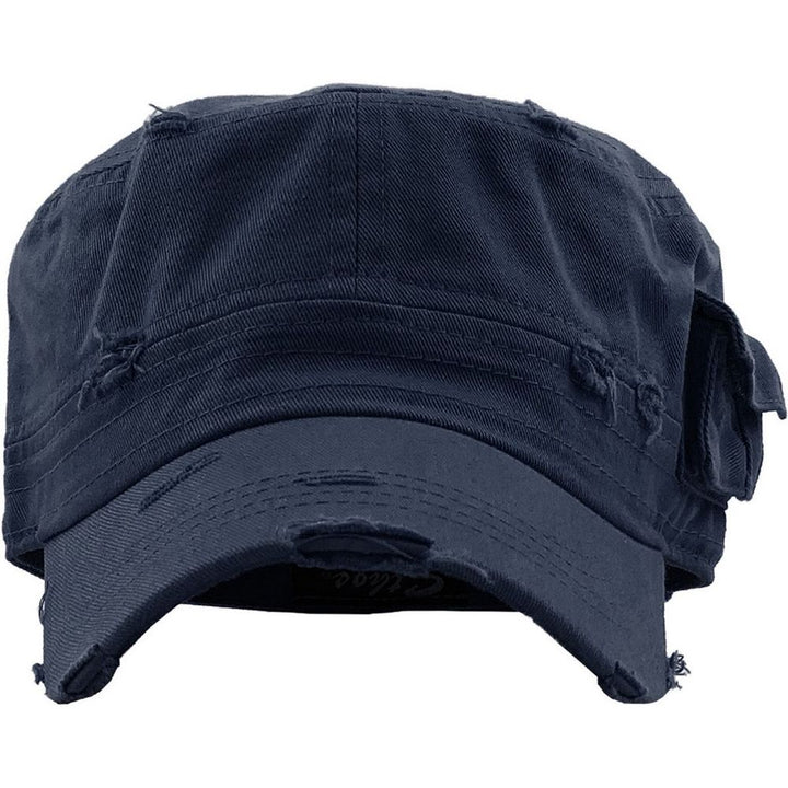 Ethos Army Cadet Cap i 100% Bomuld Distressed - 3 FARVER - Army Cap fra Ethos hos The Prince Webshop