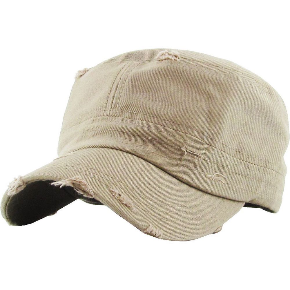 KBEthos Vintage Cadet Hat i 100% Bomuld - 9 Herre Farver - Army Cap fra Ethos hos The Prince Webshop