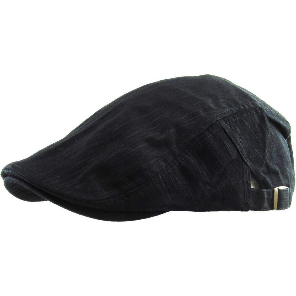 Gatsby Sommer Sixpence Kasket - Sort - Flat Cap fra Ethos hos The Prince Webshop