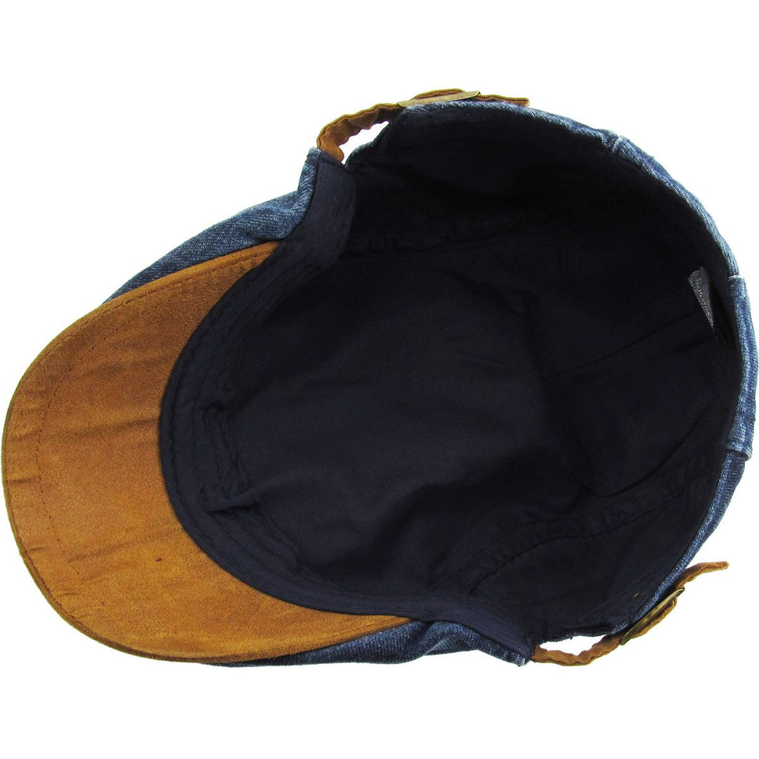 Denim Flat Cap Ivy Kasket - vælg mellem 3 Farver - Flat Cap fra Ethos hos The Prince Webshop