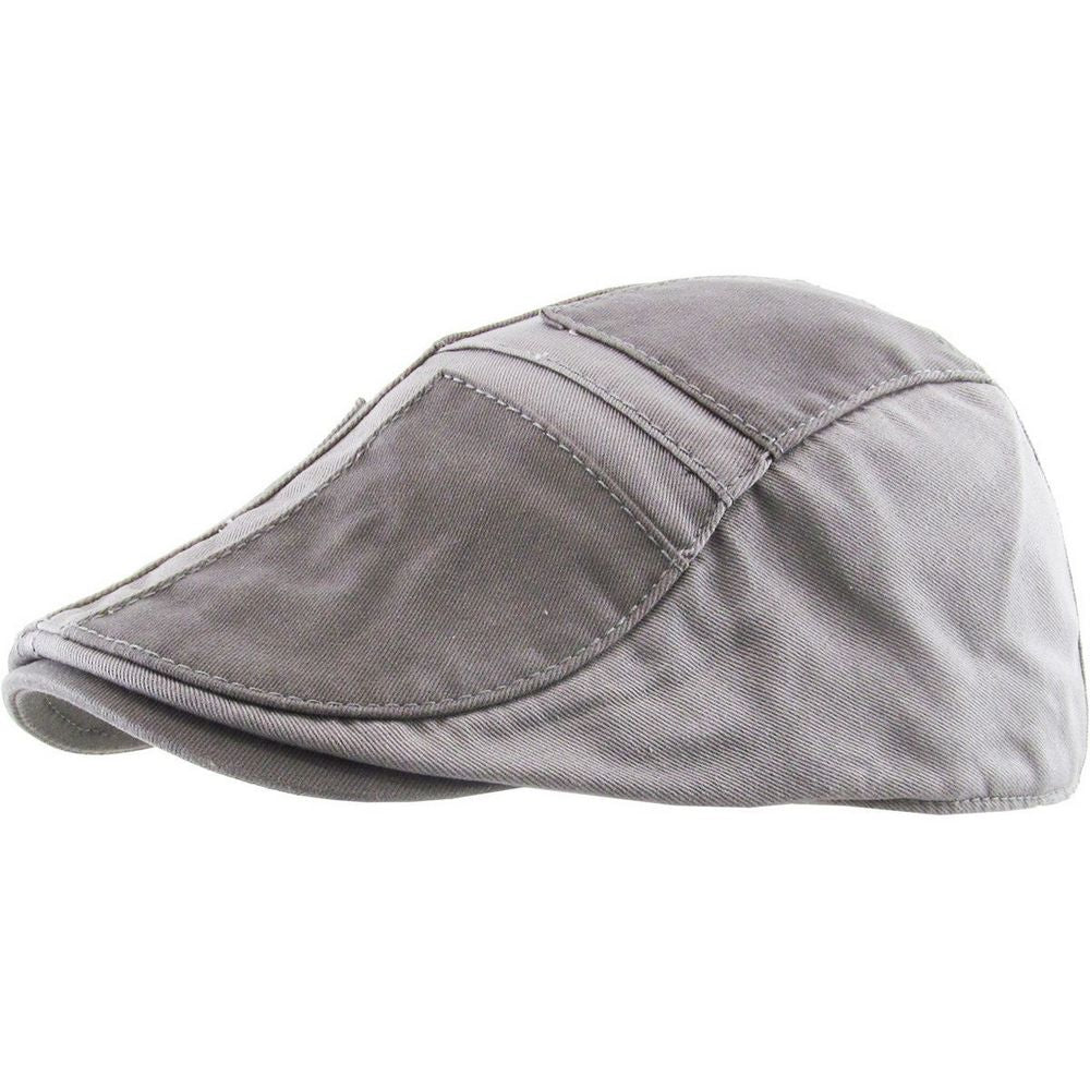 Grå Stonewashed Flat Cap Ivy Kasket - Flat Cap fra Ethos hos The Prince Webshop