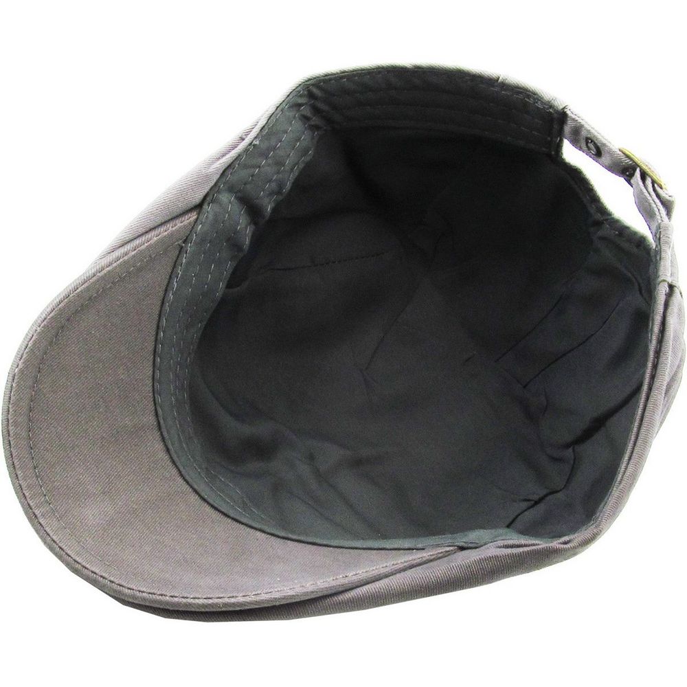 Grå Stonewashed Flat Cap Ivy Kasket - Flat Cap fra Ethos hos The Prince Webshop