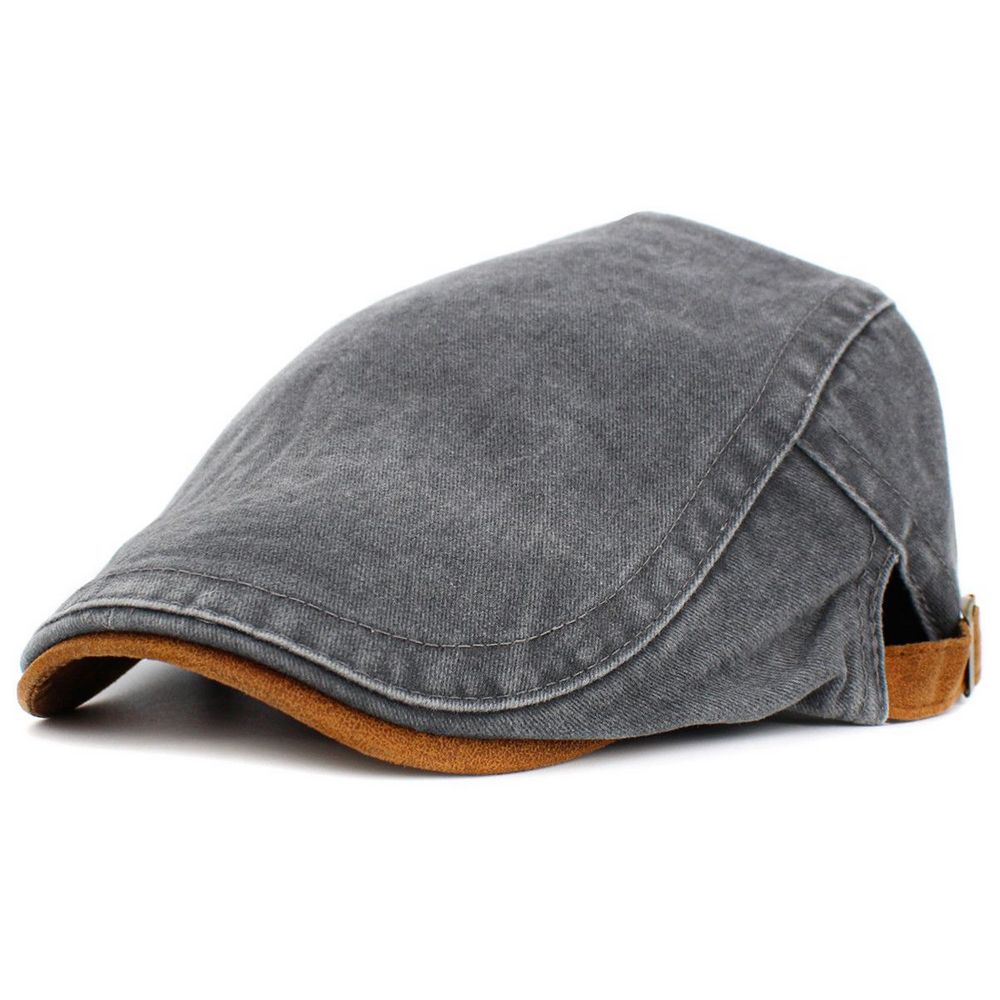 Ensfarvet Classic Newsboy Ivy - 5 Friske Farver - Flat Cap fra Ethos hos The Prince Webshop