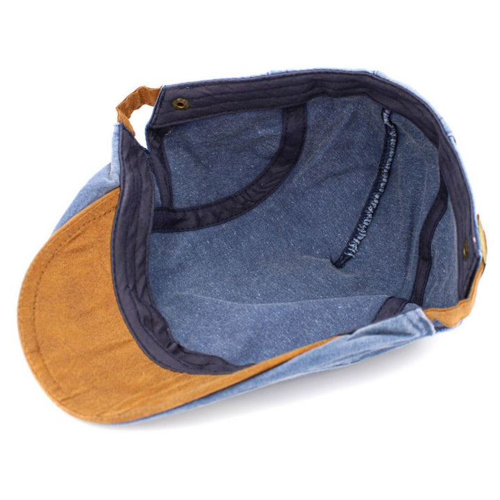 Ensfarvet Classic Newsboy Ivy - 5 Friske Farver - Flat Cap fra Ethos hos The Prince Webshop