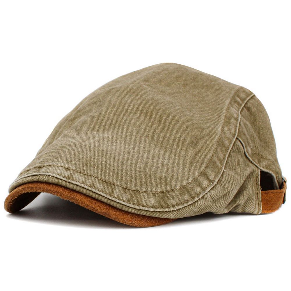 Ensfarvet Classic Newsboy Ivy - 5 Friske Farver - Flat Cap fra Ethos hos The Prince Webshop