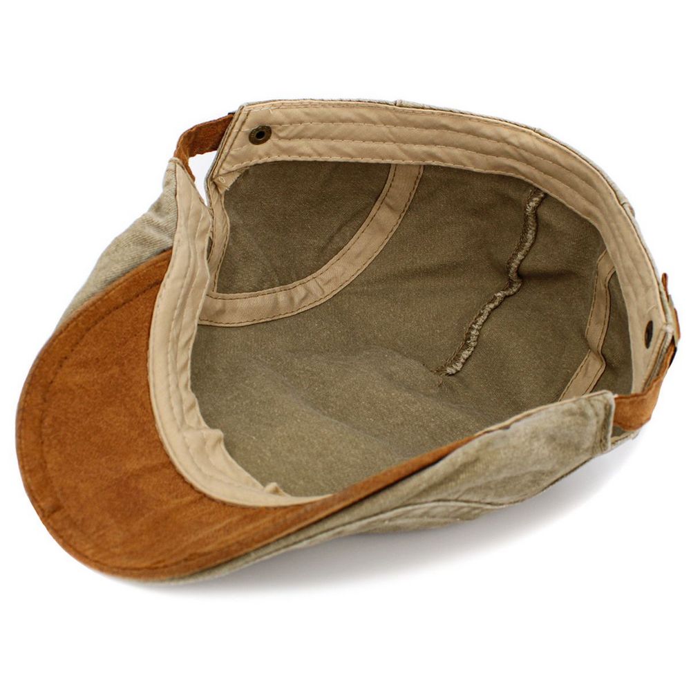 Ensfarvet Classic Newsboy Ivy - 5 Friske Farver - Flat Cap fra Ethos hos The Prince Webshop