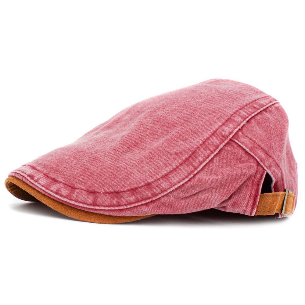 Ensfarvet Classic Newsboy Ivy - 5 Friske Farver - Flat Cap fra Ethos hos The Prince Webshop