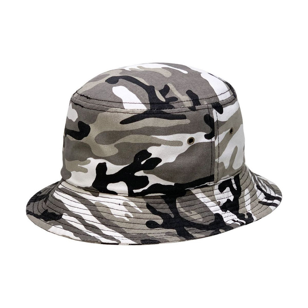 Ethos Cotton Bucket Hat - City Camo Bomuld Bøllehat - Bucket Hat fra Kim & Bae Classic Headwear hos The Prince Webshop