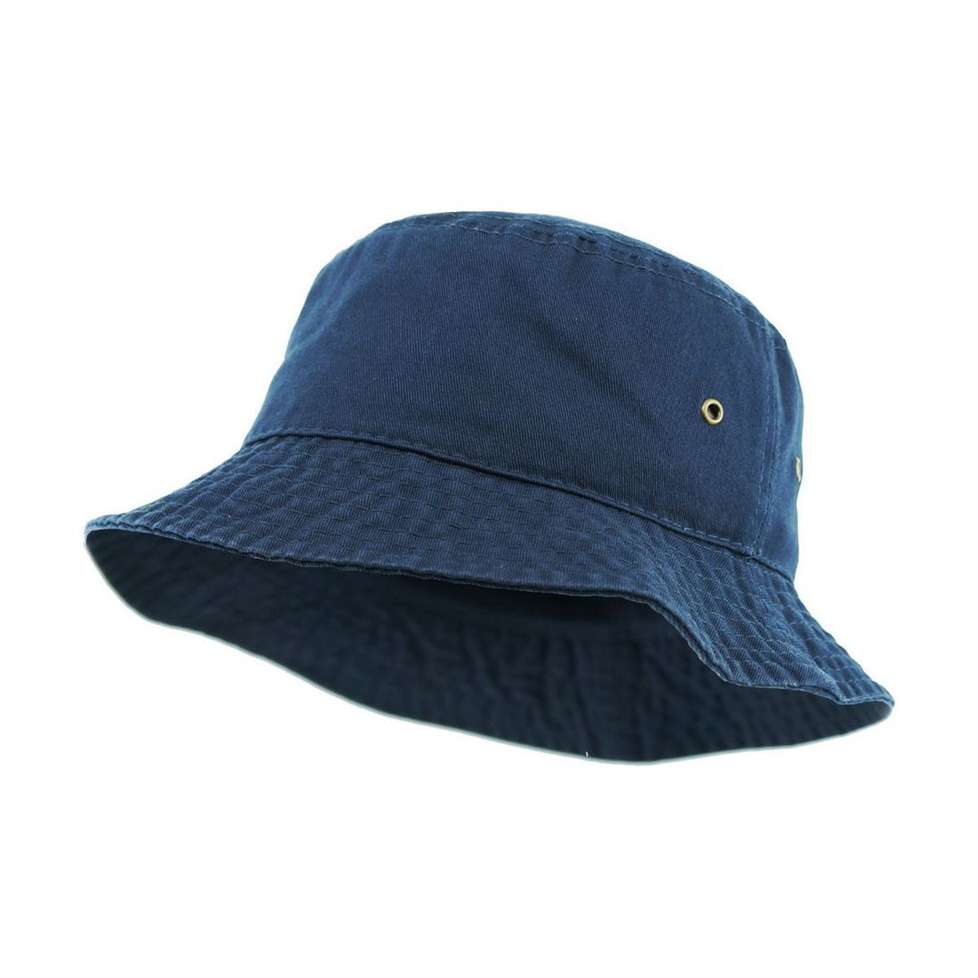 Ethos Cotton Bucket Hat - Navy Bomuld Bøllehat - Bucket Hat fra Kim & Bae Classic Headwear hos The Prince Webshop