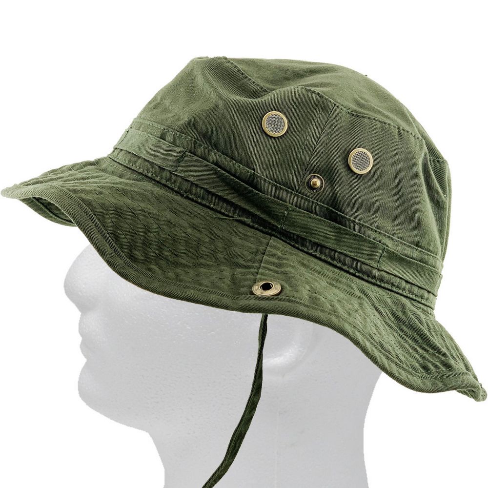 Ethos Boonie Safari Hat Armygrøn - Hat fra Ethos hos The Prince Webshop