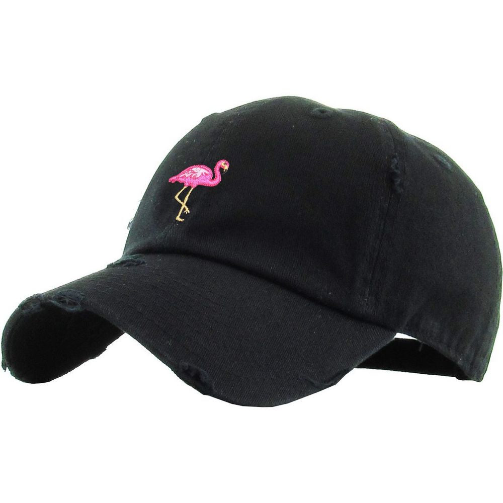 FLAMINGO Vintage DAD Hat - vælg mellem 3 Farver - Baseball Cap fra Ethos hos The Prince Webshop