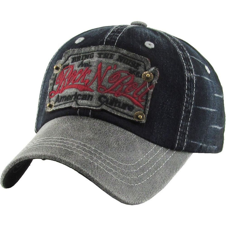 ROCK N ROLL VINTAGE BALLCAP - Baseball Cap fra Ethos hos The Prince Webshop