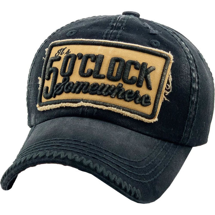 It's 5 O'Clock Somewhere Vintage Ballcap - Baseball Cap fra Ethos hos The Prince Webshop