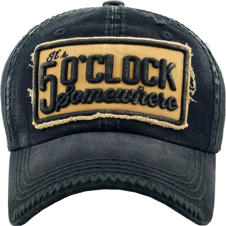 It's 5 O'Clock Somewhere Vintage Ballcap - Baseball Cap fra Ethos hos The Prince Webshop