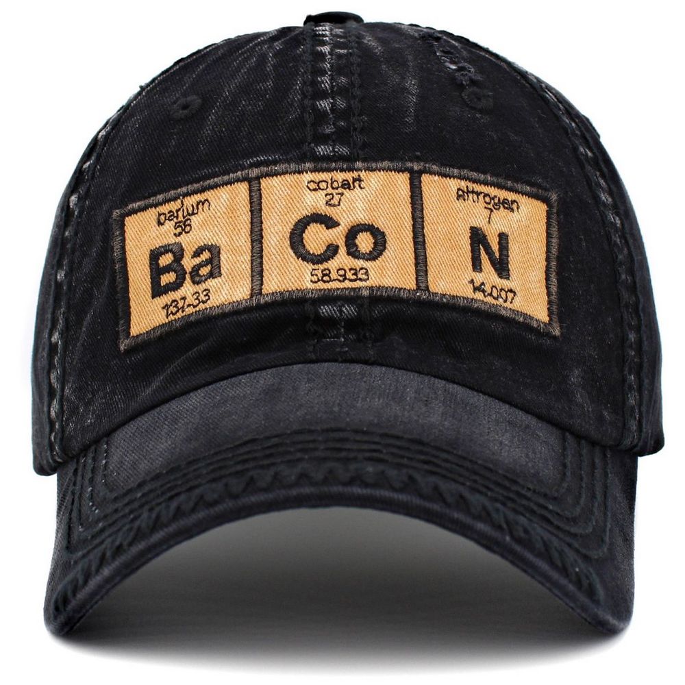 Ba Co N Periodic Table Vintage Ballcap - vælg mellem 4 farver - Baseball Cap fra Ethos hos The Prince Webshop