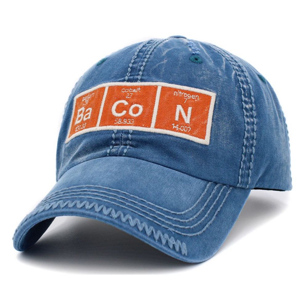 Ba Co N Periodic Table Vintage Ballcap - vælg mellem 4 farver - Baseball Cap fra Ethos hos The Prince Webshop