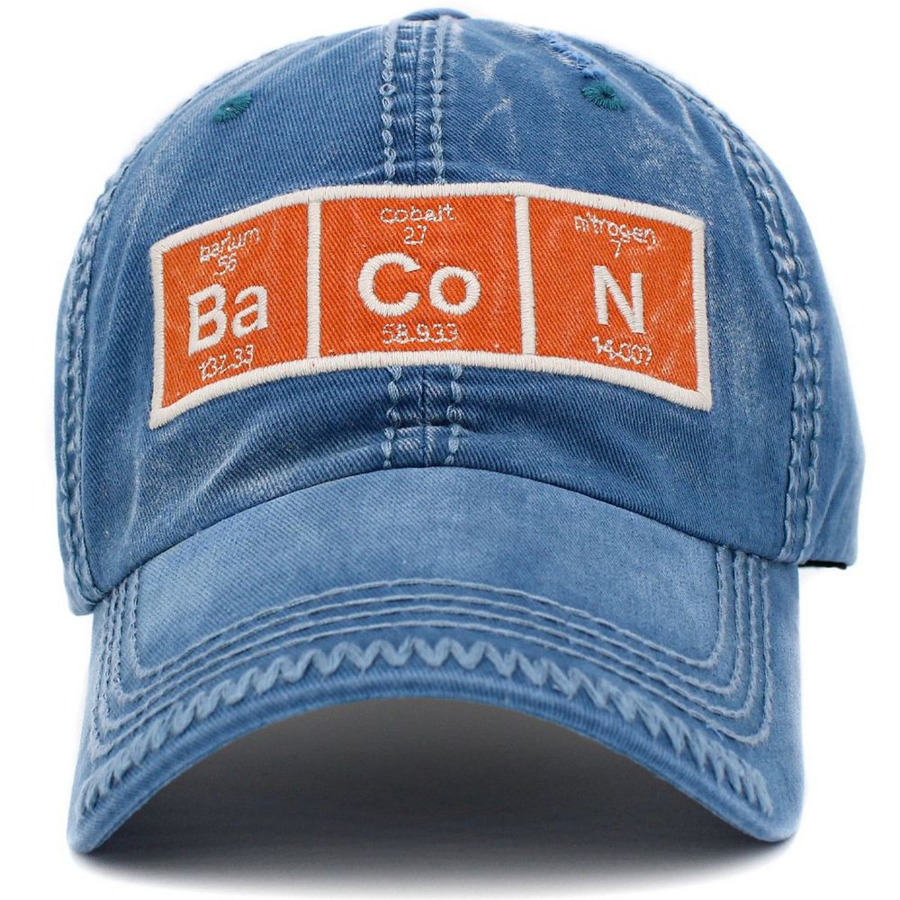 Ba Co N Periodic Table Vintage Ballcap - vælg mellem 4 farver - Baseball Cap fra Ethos hos The Prince Webshop