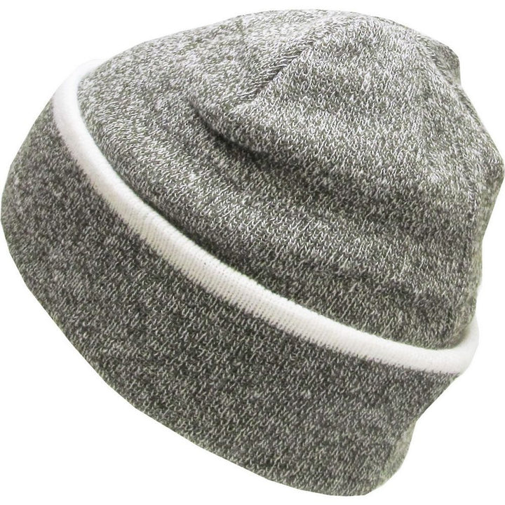 Ethos Heather Slouchy Beanie Hue - Grøn Meleret - Hue fra Ethos hos The Prince Webshop