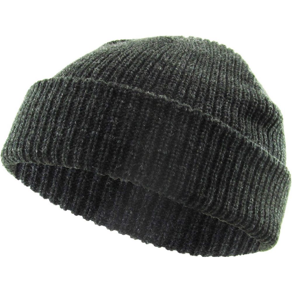 Ethos FISHERMAN BEANIE - GRÅ acryl hue i klassisk fisker stil - Hue fra Ethos hos The Prince Webshop