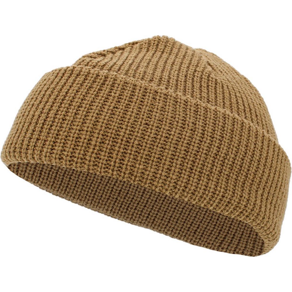 Ethos FISHERMAN BEANIE - BEIGE acryl hue i klassisk fisker stil - Hue fra Ethos hos The Prince Webshop