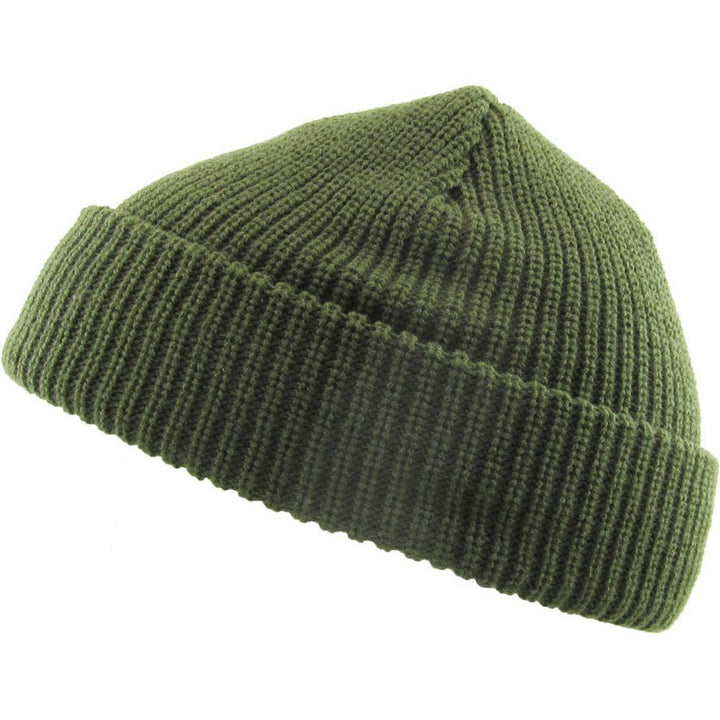 Ethos FISHERMAN BEANIE - GRØN acryl hue i klassisk fisker stil - Hue fra Ethos hos The Prince Webshop