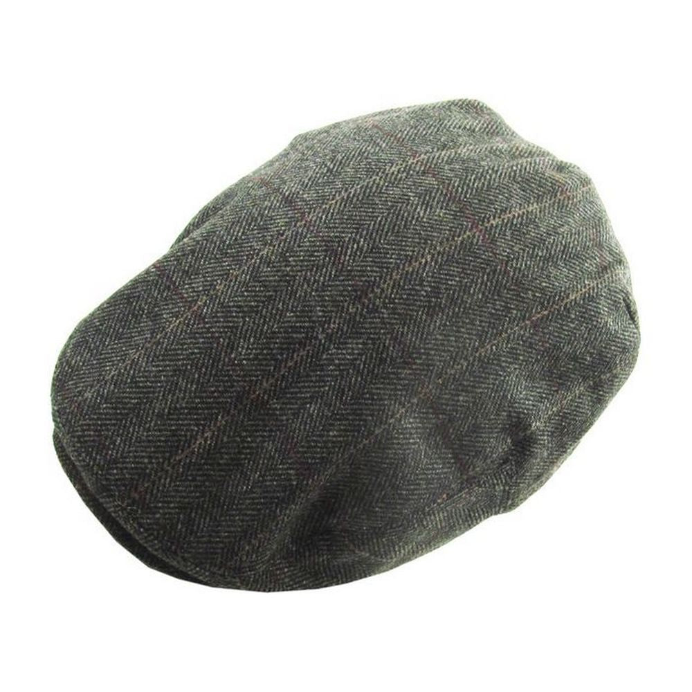 Original Bonderøvs Sixpence - Mørkegrå Sildeben - Flat Cap fra Ethos hos The Prince Webshop