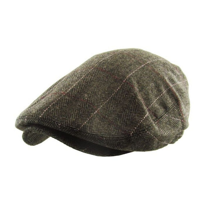 Original Bonderøvs Sixpence - Mørkebrun Sildeben - Flat Cap fra Ethos hos The Prince Webshop