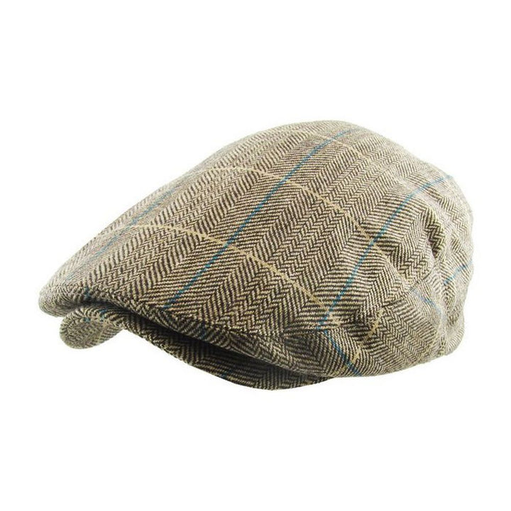 Original Bonderøvs Sixpence - Lysebrun Sildeben - Flat Cap fra Ethos hos The Prince Webshop