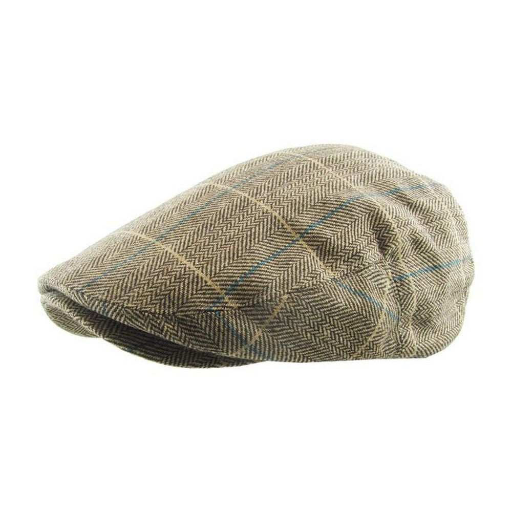 Original Bonderøvs Sixpence - Lysebrun Sildeben - Flat Cap fra Ethos hos The Prince Webshop