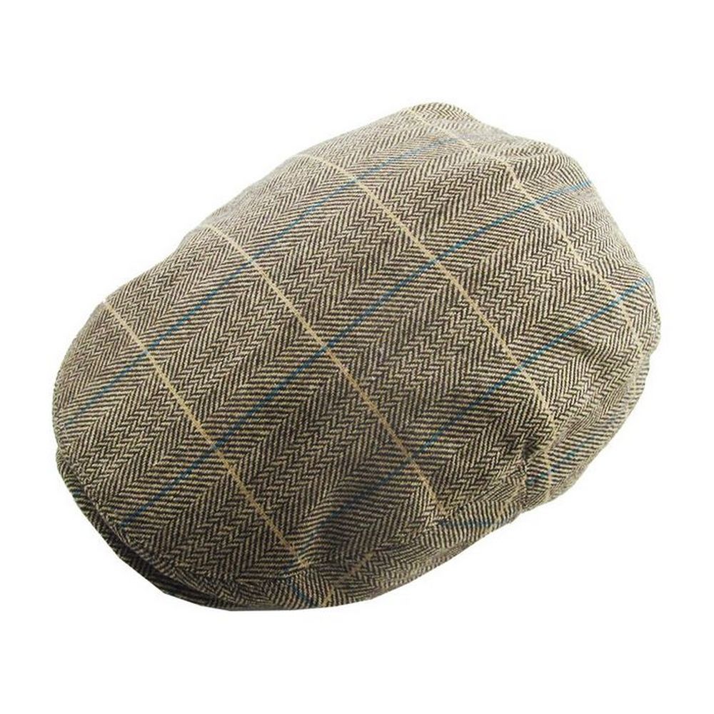 Original Bonderøvs Sixpence - Lysebrun Sildeben - Flat Cap fra Ethos hos The Prince Webshop