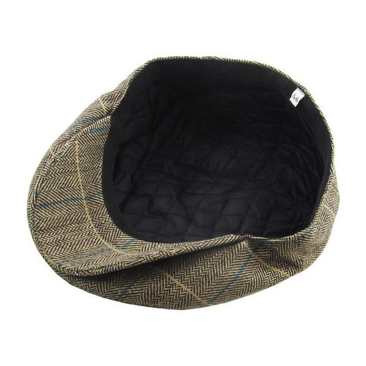 Original Bonderøvs Sixpence - Lysebrun Sildeben - Flat Cap fra Ethos hos The Prince Webshop