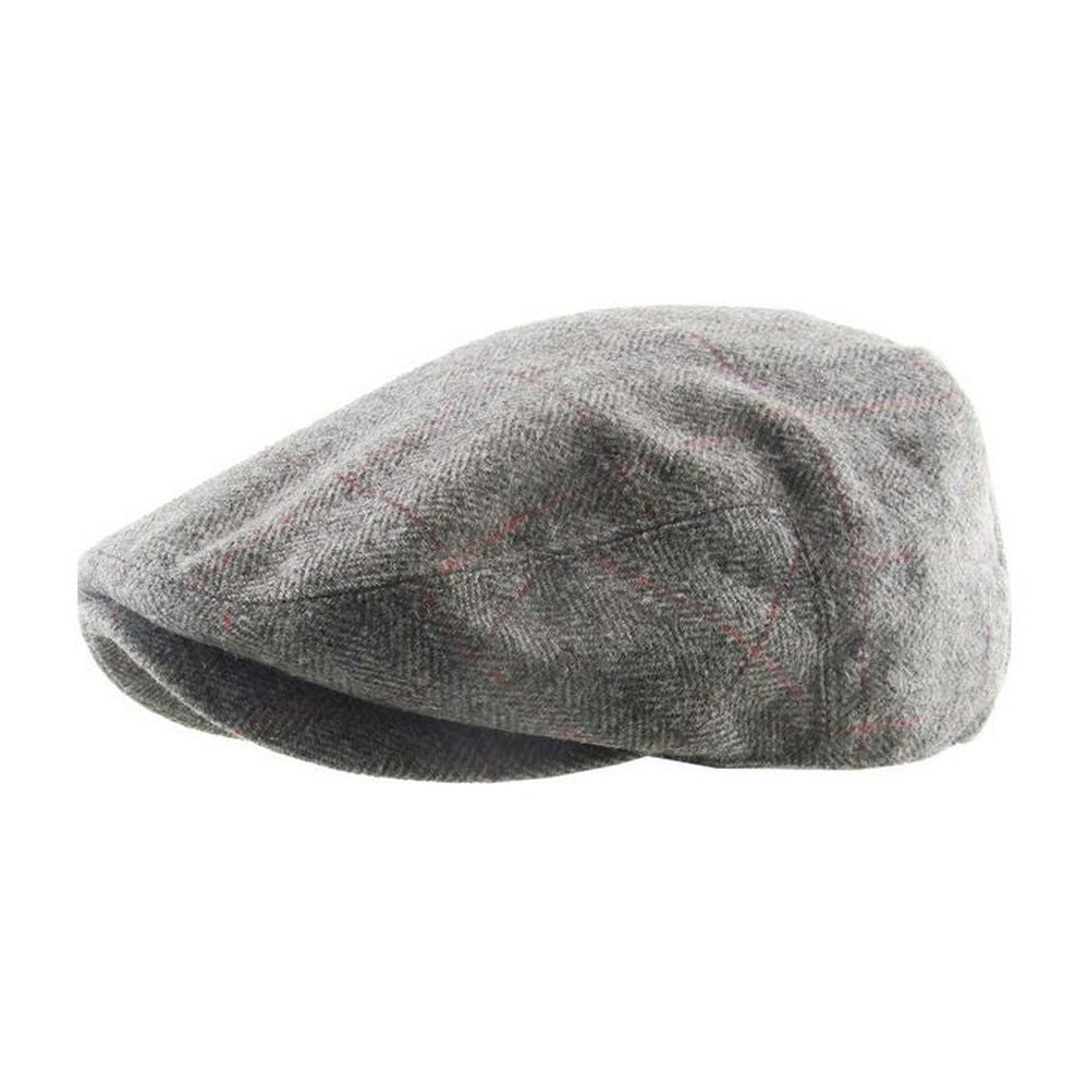 Original Bonderøvs Sixpence - Lysegrå Sildeben - Flat Cap fra Ethos hos The Prince Webshop