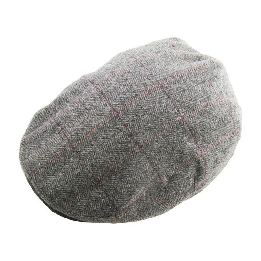 Original Bonderøvs Sixpence - Lysegrå Sildeben - Flat Cap fra Ethos hos The Prince Webshop