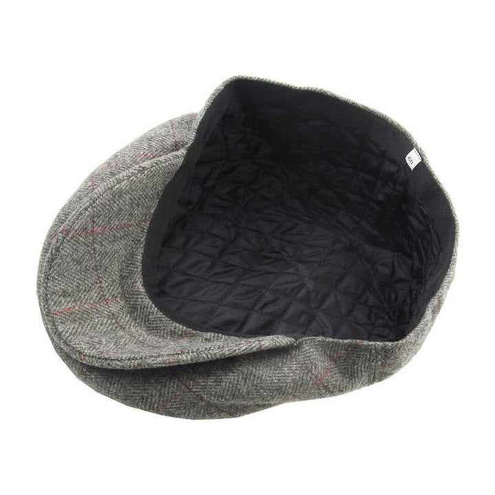 Original Bonderøvs Sixpence - Lysegrå Sildeben - Flat Cap fra Ethos hos The Prince Webshop