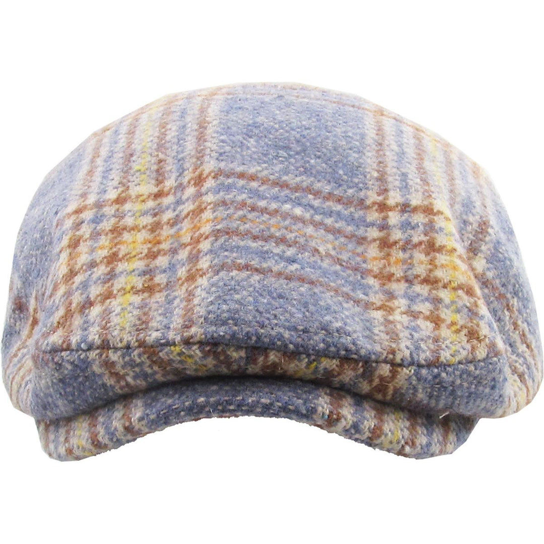 Plaid Ascot Flat Cap Blue Mix Sixpence - Flat Cap fra Ethos hos The Prince Webshop