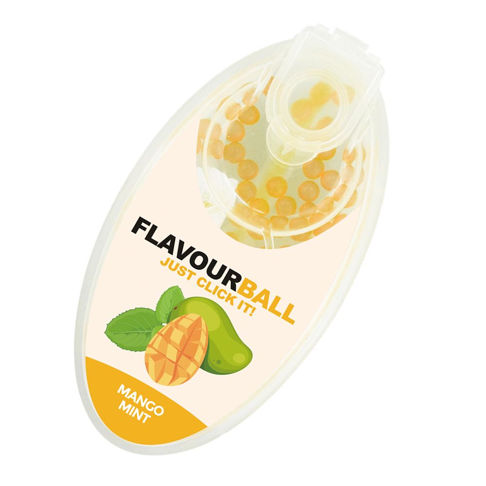 100 stk Cool Mango Mint Flavour Balls i Pod - Aroma Kugler fra FLAVOUR BALLS hos The Prince Webshop