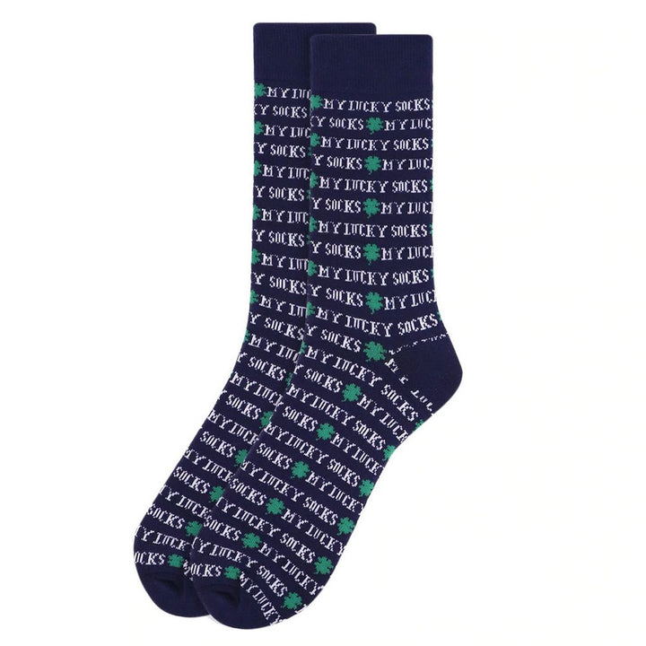 Mørkeblå My Lucky Socks Strømper - Herre Strømper fra Parquet hos The Prince Webshop