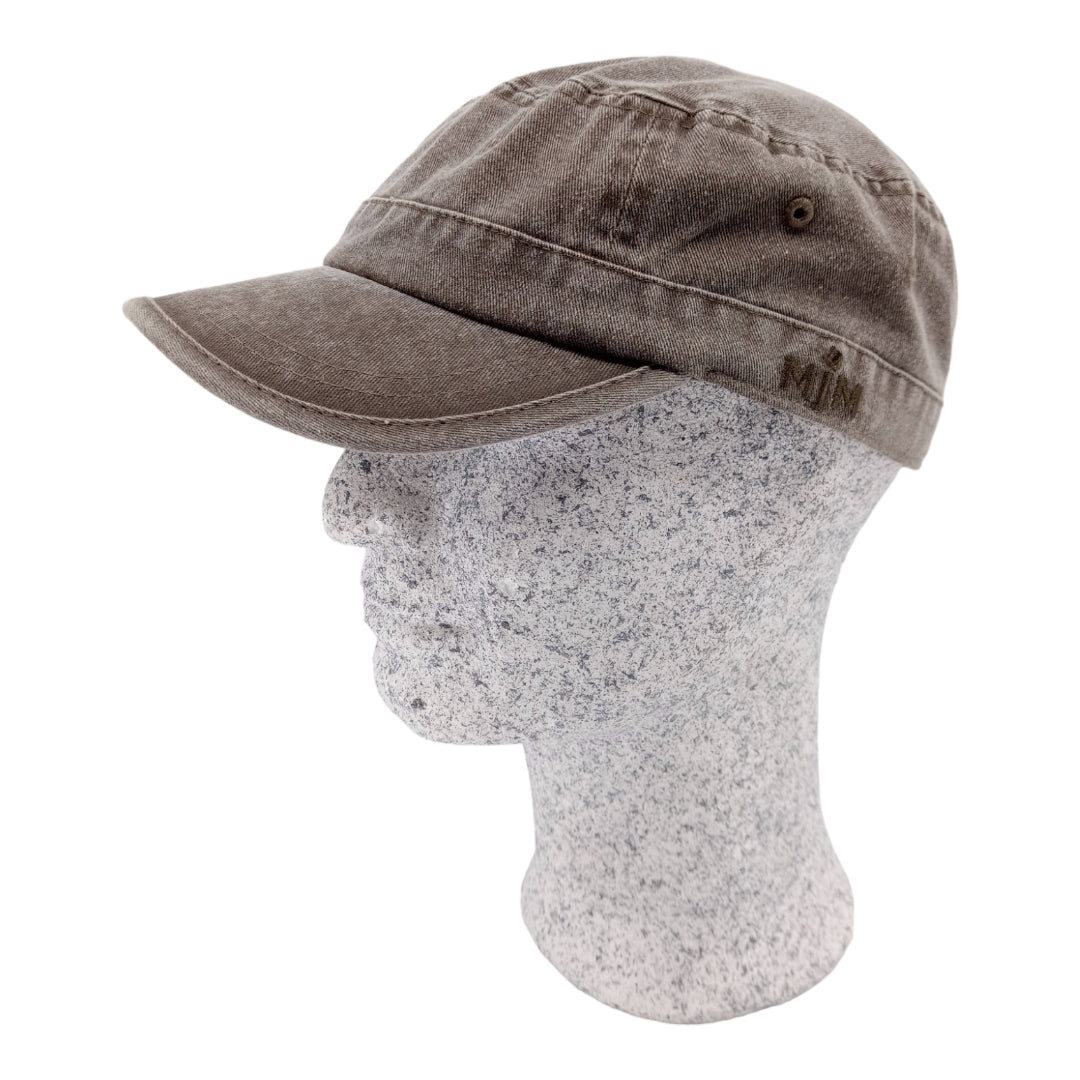 MJM CUBA Army Cap Dyed Cotton Twill - Grön