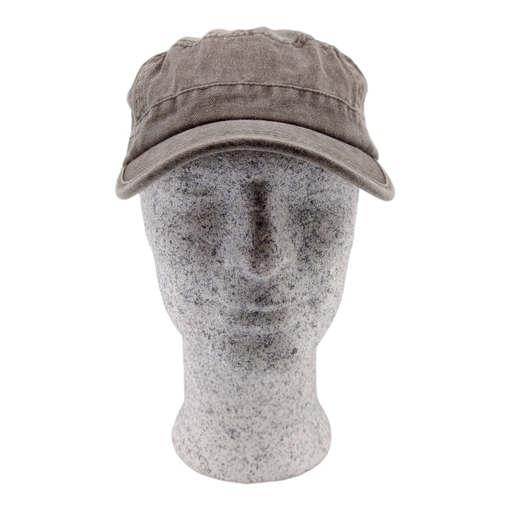 MJM CUBA Army Cap Dyed Cotton Twill - Grön