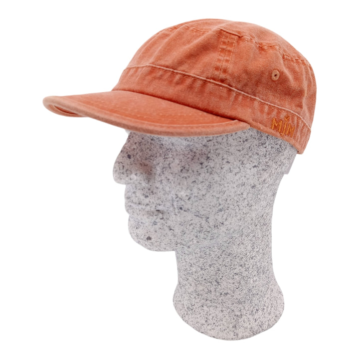 MJM CUBA Army Cap Färgad bomullstwill - Orange