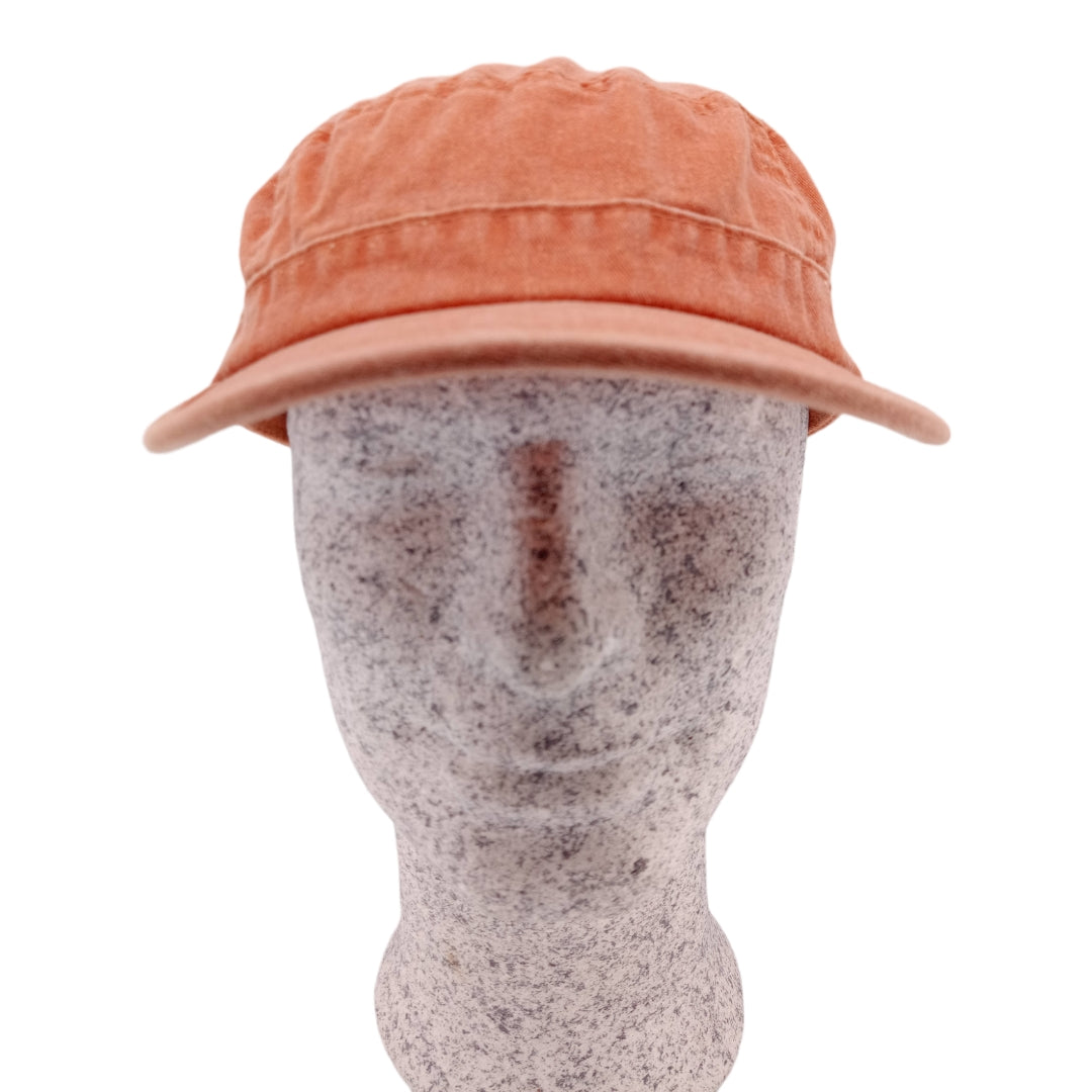 MJM CUBA Army Cap Färgad bomullstwill - Orange