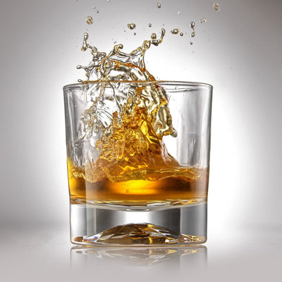 Radiant Double Old Fashioned Tumblers - Sæt af 4 Whisky Glas - Whiskey Glas fra JoyJolt USA hos The Prince Webshop
